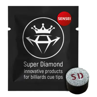 Наклейка на більярд SUPER DIAMOND Sensei Exclusive 1 кусок червоний изображение