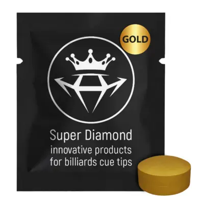 Наклейка на більярд SUPER DIAMOND GOLD SPHERE 1 штук. изображение
