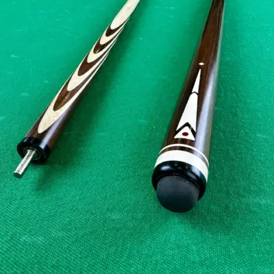 Більярдний кий 10 вирізів, трикутник інкрустації Луцького з розового дерева изображение