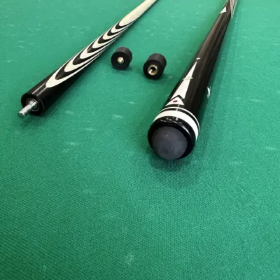 Більярдний кий 16 тонких запилів Ебен інкрустація перламутр изображение