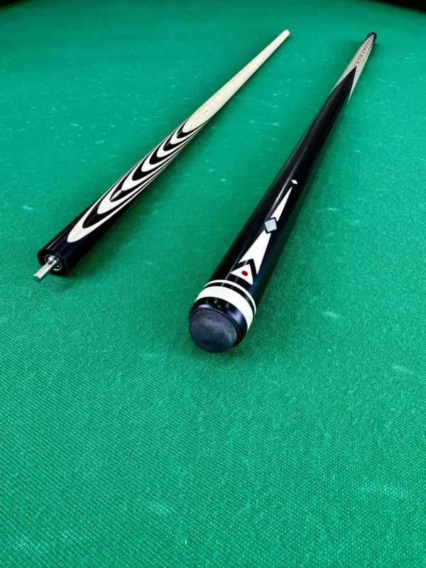 Більярдний кий 16 вирізів Інкрустація чорного граба з перламутром (1)|Більярдний кий 16 вирізів Інкрустація чорного граба з перламутру (2)|Більярдний кий 16 вирізів Інкрустація чорного граба з перламутром (3)