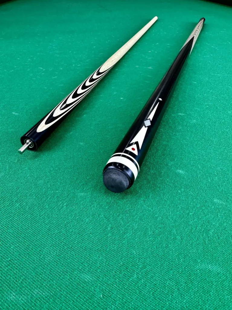 Більярдний кий 16 вирізів Інкрустація чорного граба з перламутром (1)|Більярдний кий 16 вирізів Інкрустація чорного граба з перламутру (2)|Більярдний кий 16 вирізів Інкрустація чорного граба з перламутром (3)