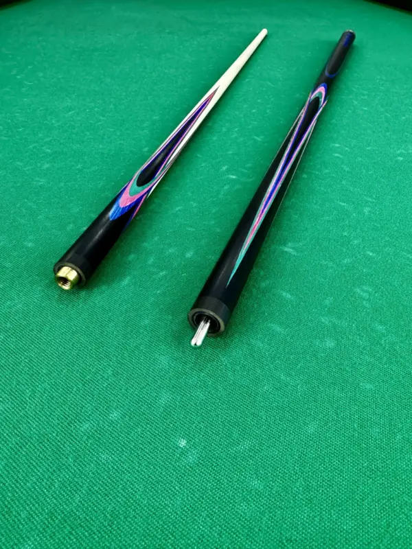 Білярдний-кий-цветок-попугай-черний-зелений-малиновий-синій-граб-4-лучевий-напряженний-ас-2-масштабований