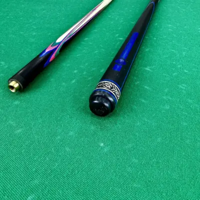 Більярдна кій Квітка (папуга) чорно-зелено-багряно-блакитний граб 4-променевий напруга AS изображение