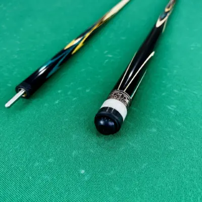 Більярдний кий Ніколаенко Тюльпан Чорний граб-Амарілло-Зелений граб Смарагд довго випитий 1 штук изображение