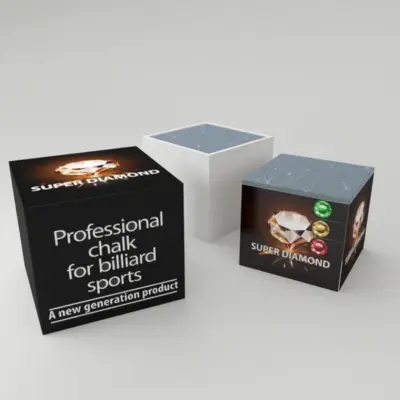 Крейда для більярду Super Diamond сіра без заглиблень 1шт. изображение