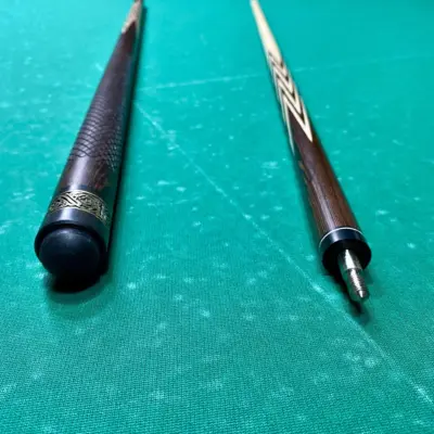 Бильярдный Кий Корона Венге насечка+кольцо изображение