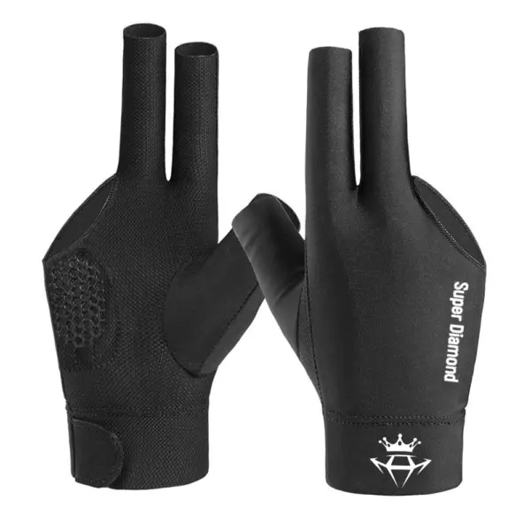 Super Diamond S Чорна Права Більярдна Рукавичка 1 частина