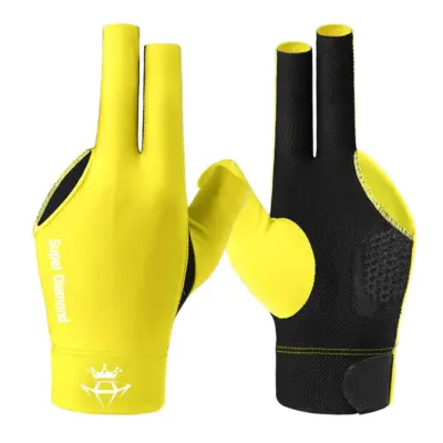 Super Diamond XL Більярдна рукавичка жовта ліворуч 1% изображение