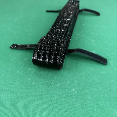 Велика шкіряна з трубчастої кишені з крокодилом 1 кусок изображение