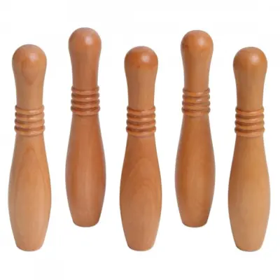 Кегли дерев’яні 10см 5шт изображение