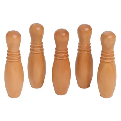 Кегли дерев’яні 8см 5шт изображение