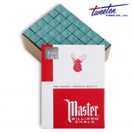 Крейда для більярдної підказки Майстер темно-зелений, оригінальні 144 гравці. изображение