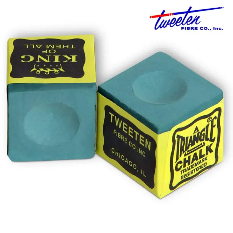 Крейда для більярдного кийка Triangle темно-зелений 144 штуки (2)