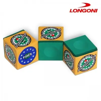 Крейда для більярдного кию NIR Super Professional зелений 1 шматочок. изображение