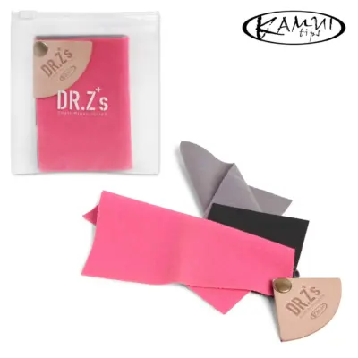 Набор салфеток для чистки и полировки бильярдного кия KAMUI DR.Z SHAFT PRESCRIPTION IN PINK AND GRAY изображение