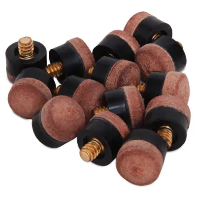 Наклейка для кию з металевим гвинтом Ø10mm 1 шт. изображение