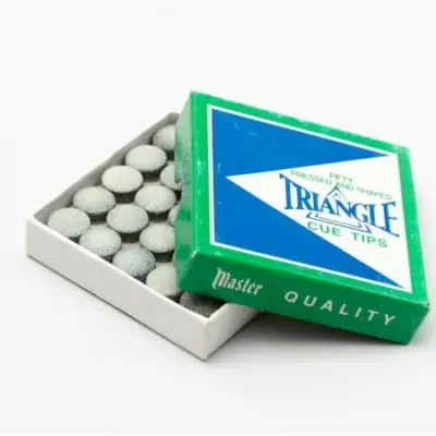 Наклейки для бильярдного кия Triangle 13мм (Китай) 50шт. изображение
