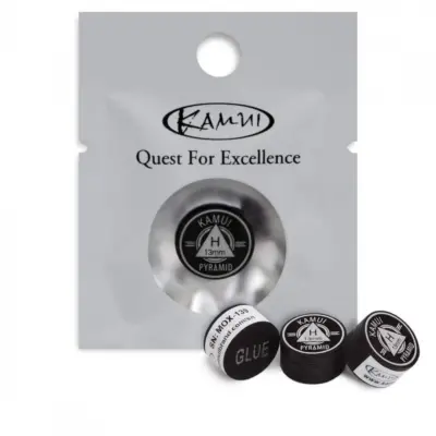 Наклейка для кия Kamui Pyramid Black 13мм Hard изображение