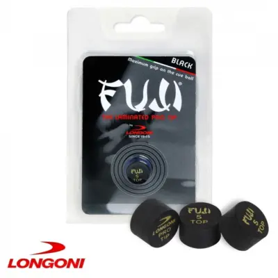 Наклейка для кию Longoni Fuji Black 13мм Soft изображение