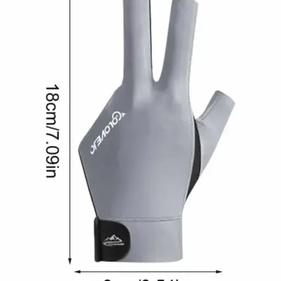 БІЛЬЯРДНА РУКАВИЧКА GO LOVE JOY сіра 1 частина. изображение