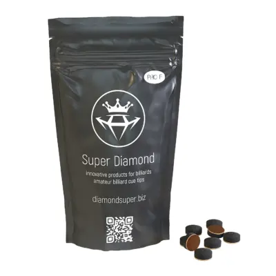 Наклейка для більярдного кийка Super Diamond Amateur Pro F 100 штук. изображение