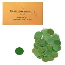 Самоклейка на столі TWEETEN Small Green Spots Ø13mm 50 шт. изображение