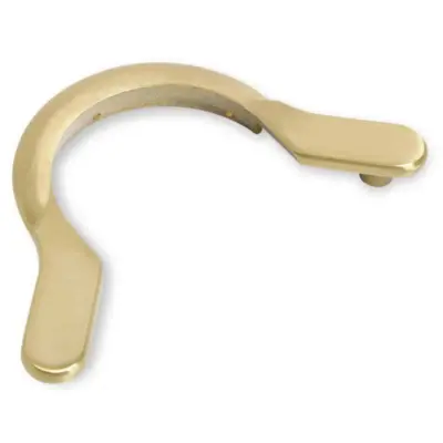 СКОБА ДЛЯ ЛУЗЫ ЧЕМПИОН ПРО УГЛОВАЯ ГЛАДКАЯ ЛАТУНЬ 1шт. изображение