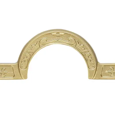 СКОБЫ ДЛЯ ЛУЗ КЛАССИК ПРО ФИГУРНАЯ СРЕДНЯЯ ЛАТУНЬ 1шт. изображение