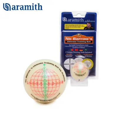 ТРЕНУВАЛЬНА КУЛЯ SNOOKER ARAMITH NIC BARROW`S ULTIMATE TRAINING BALL Ø52,4ММ блістер изображение