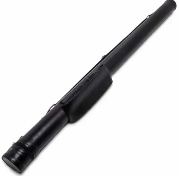 Більярдна трубка з двома бічними кишеньками, чорна гладка