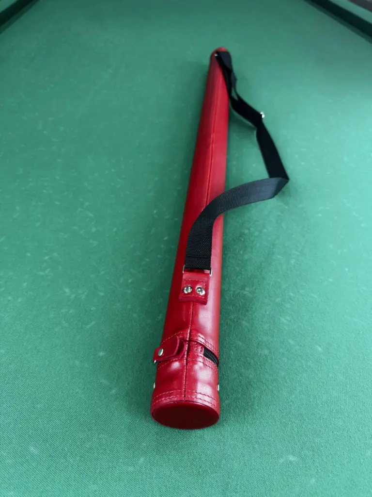 тубус-для-білярдного-кія-супер-діамант-без-кармана-красний-гладкий-1шт-2-1-луска