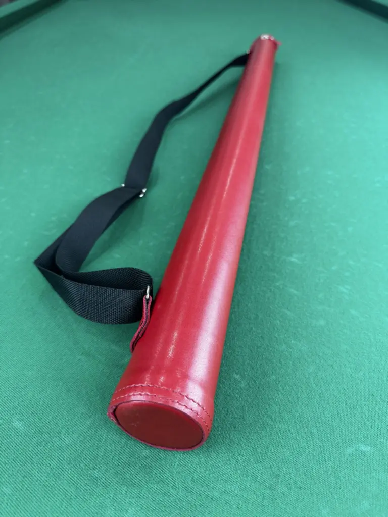 тубус-для-білярного-кія-супер-діамант-без-кармана-красний-гладкий-1шт-4-1-луска