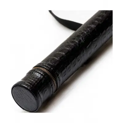 Тубус для бильярдного кия без кармана черный крокодил изображение
