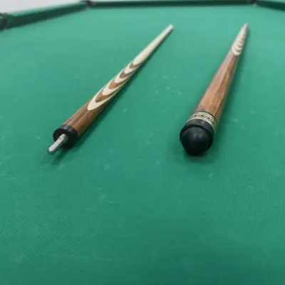 Більярдний кий з 10 вирізами — інкрустація кільця сантос з палісандра изображение