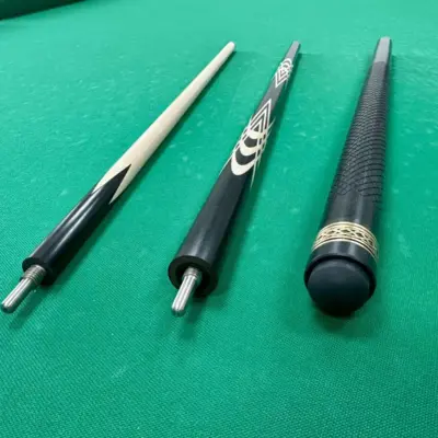 Більярдний кий, тричастинний кільце з грабовим кільцем Tulip Black изображение