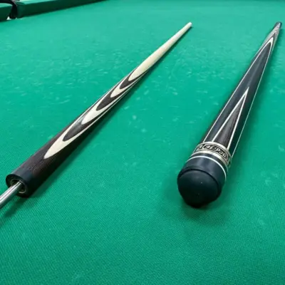 Більярдний кий 6 довго змитий венге чорний граб Рой Микола изображение