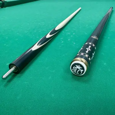 Більярдний кий 5 вирізів, інкрустація чорного грабу, Онішенко изображение