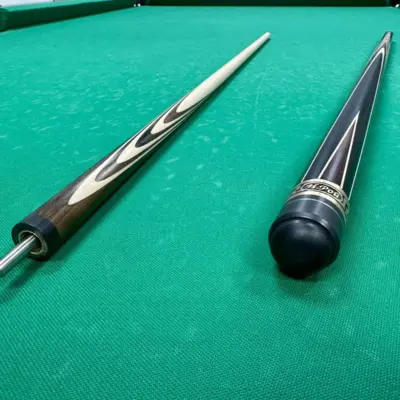 Більярдний кий 6 довгий змитий зірикота чорний граб Рой Микола изображение