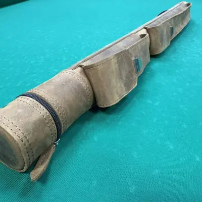 Більярдна трубка з шкірою Super Diamond Crazy Brown 2 Pockets Lock Keyboard изображение