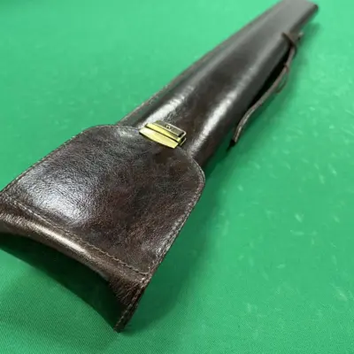 Колчан для більярдного кия, шкіра канцлера темно-коричнева, гладка изображение