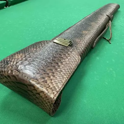 Колчан для більярдного кия: Chancellor шкіряна змія чорно-коричнева изображение