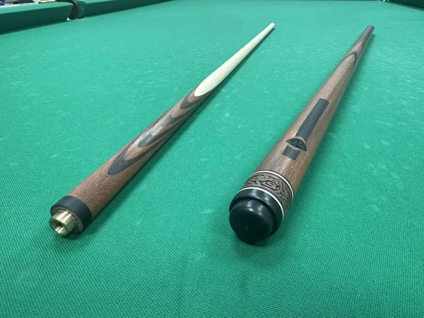 Більярдний кий AS Майстер масрандуба+чорний граб 10 запилів изображение